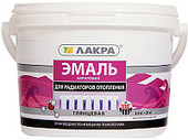 Эмаль Лакра Акриловая для радиаторов 2.4 кг (белый глянец)