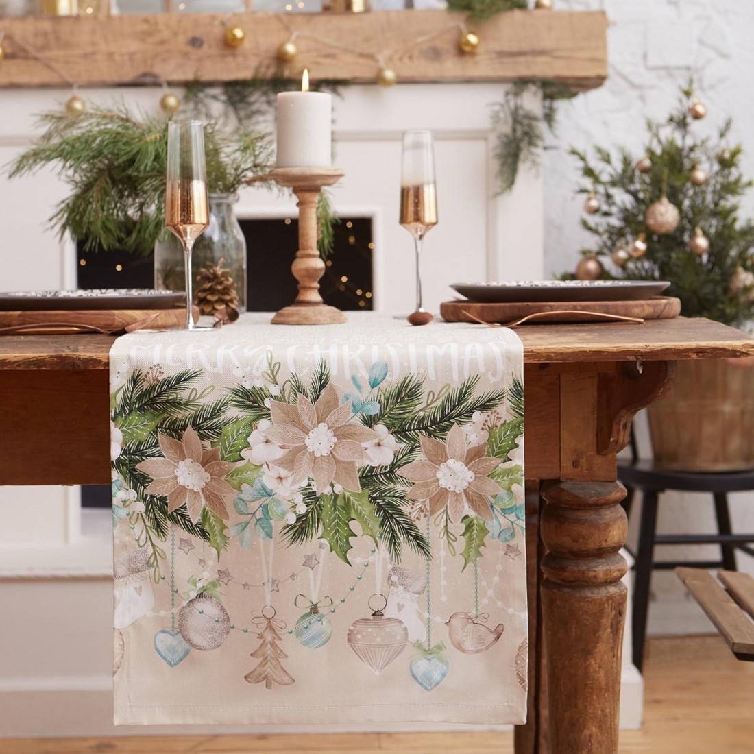 Дорожка на стол Этель Beautiful Сhristmas 5135207 (40x147)