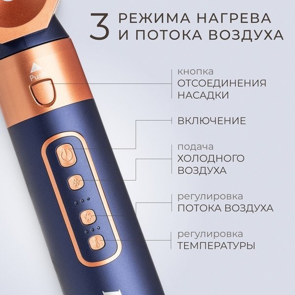 Фен-стайлер PROstyle MK-327B (синий)