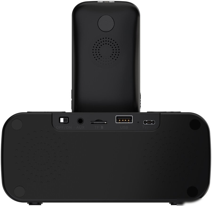 Кнопочный телефон Maxvi RT-03 (черный)