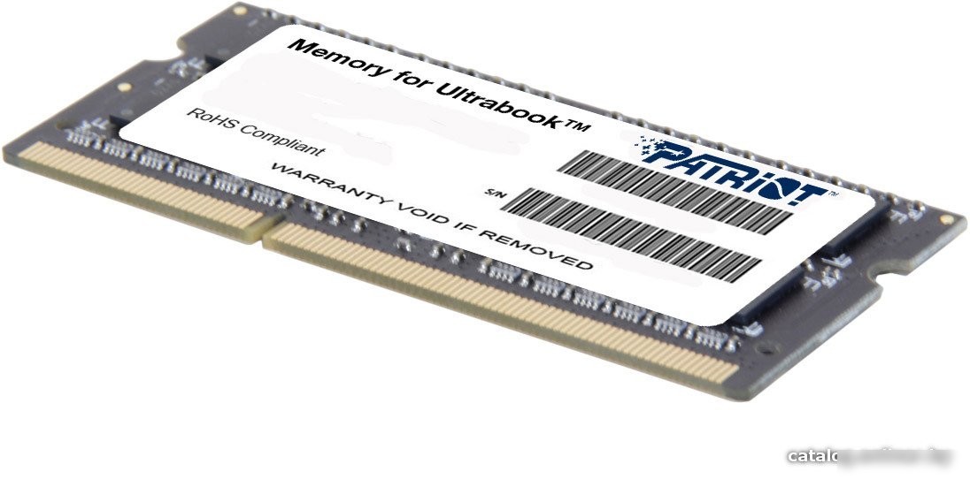Оперативная память Patriot Memory for Ultrabook 8GB DDR3 SO-DIMM PC3-12800 (PSD38G1600L2S)