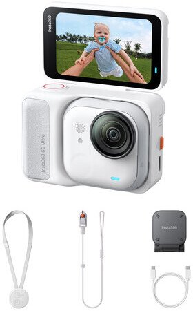Модульная экшен-камера Insta360 GO Ultra (Standard Bundle, белый)