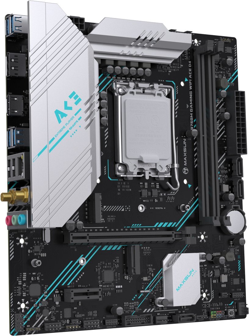 Материнская плата Maxsun B760M Gaming WiFi Ace D4