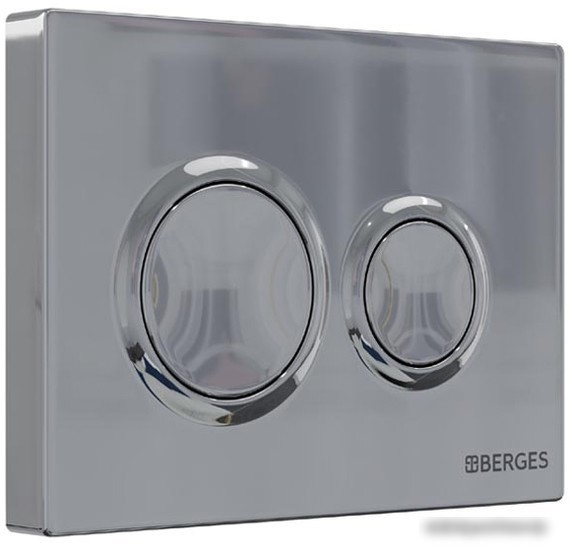 Панель смыва Berges Wasserhaus Novum 040063 (хром)
