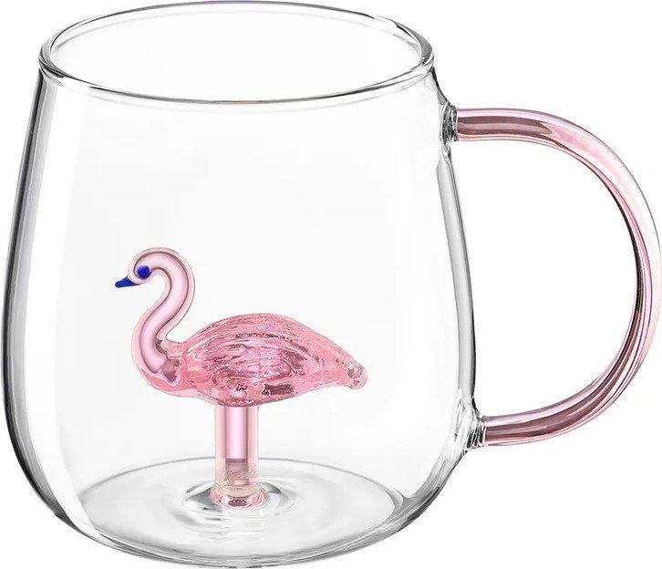 Кружка Elan Gallery Crystal glass Фламинго 360191