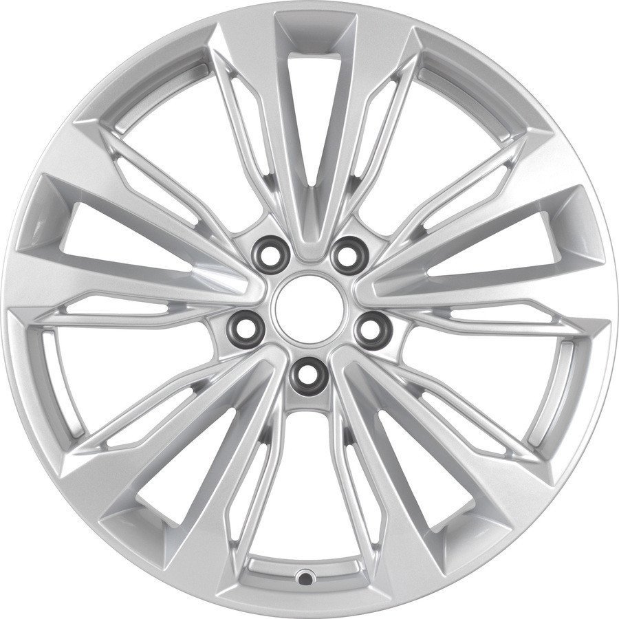 Литые диски KDW KD1830 18x7" 5x114.3мм DIA 67.1мм ET 48мм Silver Painted
