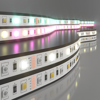 Светодиодная лента Elektrostandard 24V 14.4W 60Led 5050+5050 IP20 MIX RGB/дневной белый a053729