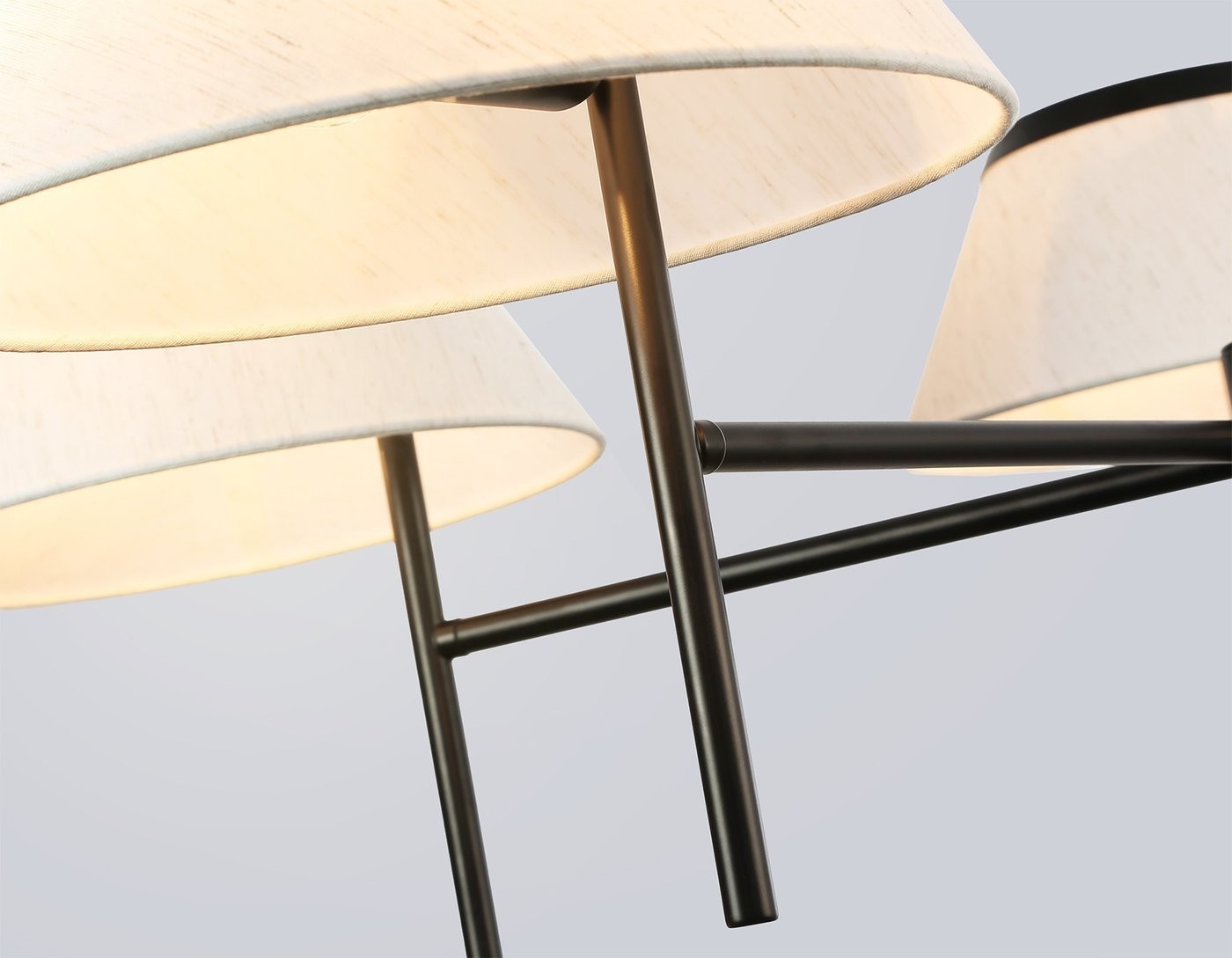 Подвесная люстра Ambrella LH72453/5 BK/WH (черный/белый)