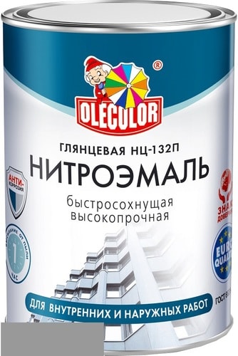 Эмаль Olecolor НЦ-132П 0.7 кг (серый)