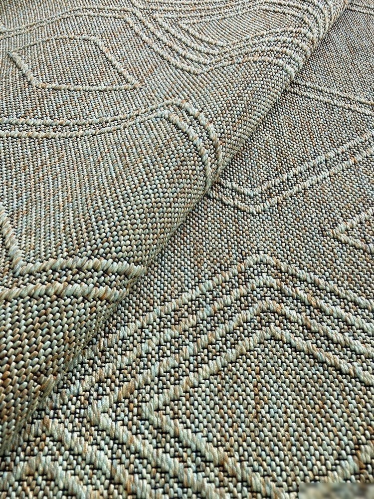 Ковер для жилой комнаты Linea Hali Gabardine K5057-GREEN (0.75x1.5)