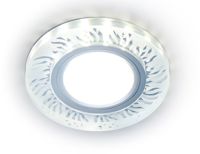 Точечный светильник Ambrella light S217 CL/FR GU5.3+3W (Led White)