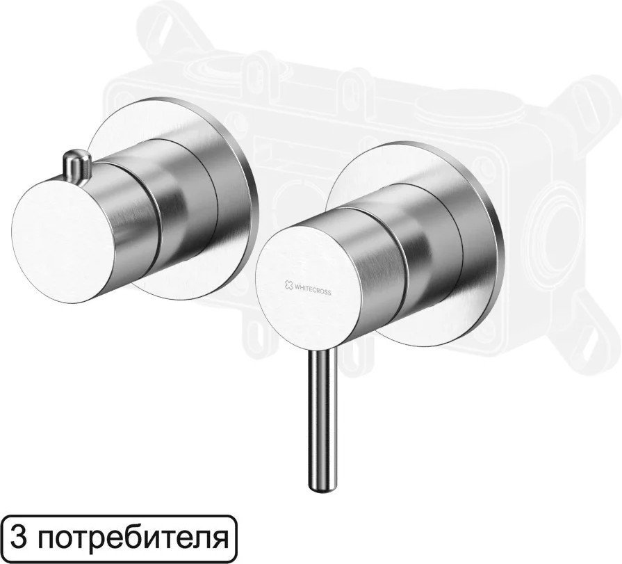 Смеситель Whitecross Y1243NIB (брашированный никель)
