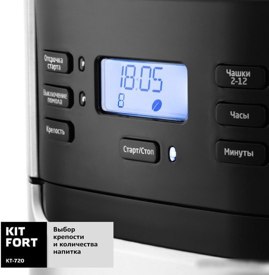 Капельная кофеварка Kitfort KT-720