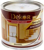 Эмаль Dekor для пола (желтый/коричневый, 6 кг)