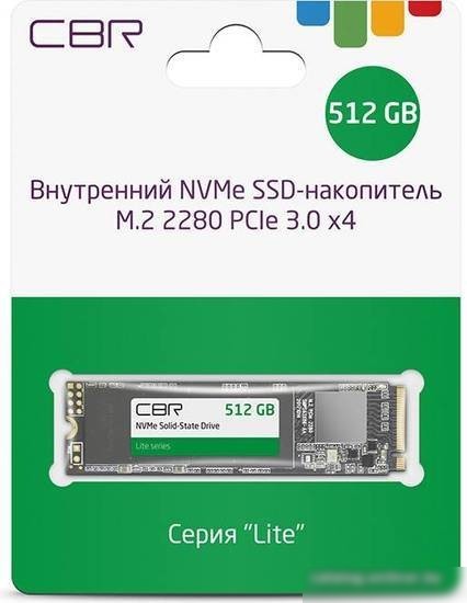 SSD CBR Lite 512GB SSD-512GB-M.2-LT22