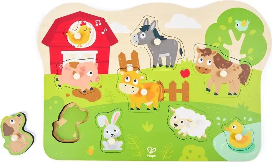 Сортер Hape На ферме E1458_HP