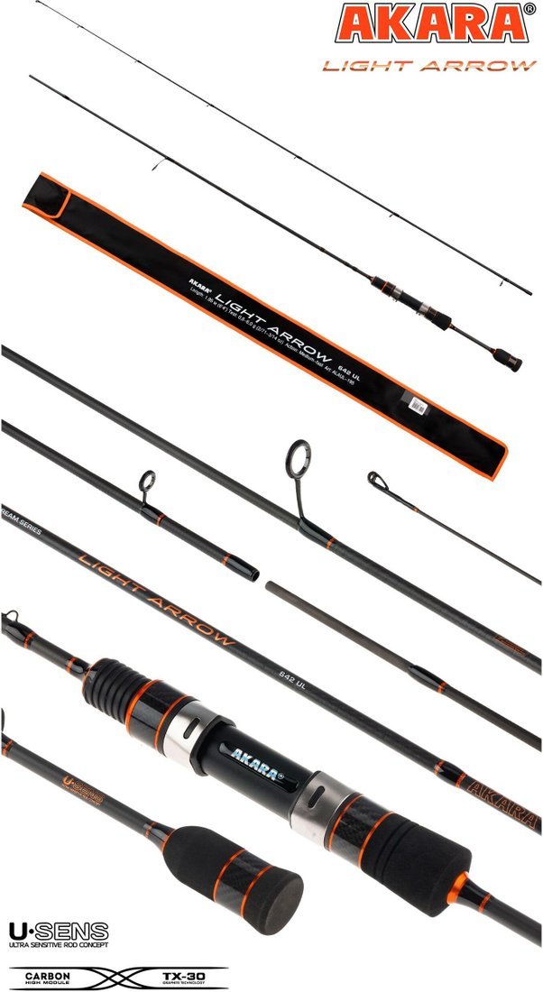 Удилище Akara Light Arrow UL (0,8-6) ALAUL-195
