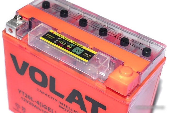 Мотоциклетный аккумулятор VOLAT YTX9-BS(iGEL) (9 А·ч)
