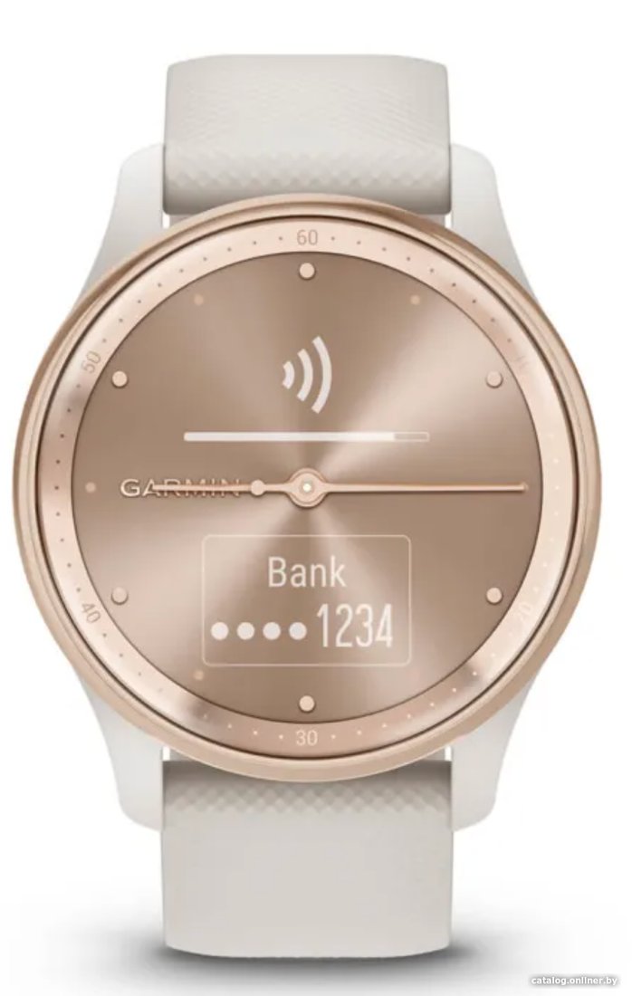 Гибридные умные часы Garmin Vivomove Trend (слоновая кость)