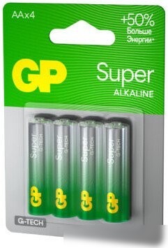 Батарейка GP Super G-Tech LR6/15AA21-2CRSBC4