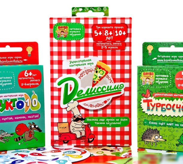 Настольная игра Банда умников Делиссимо!