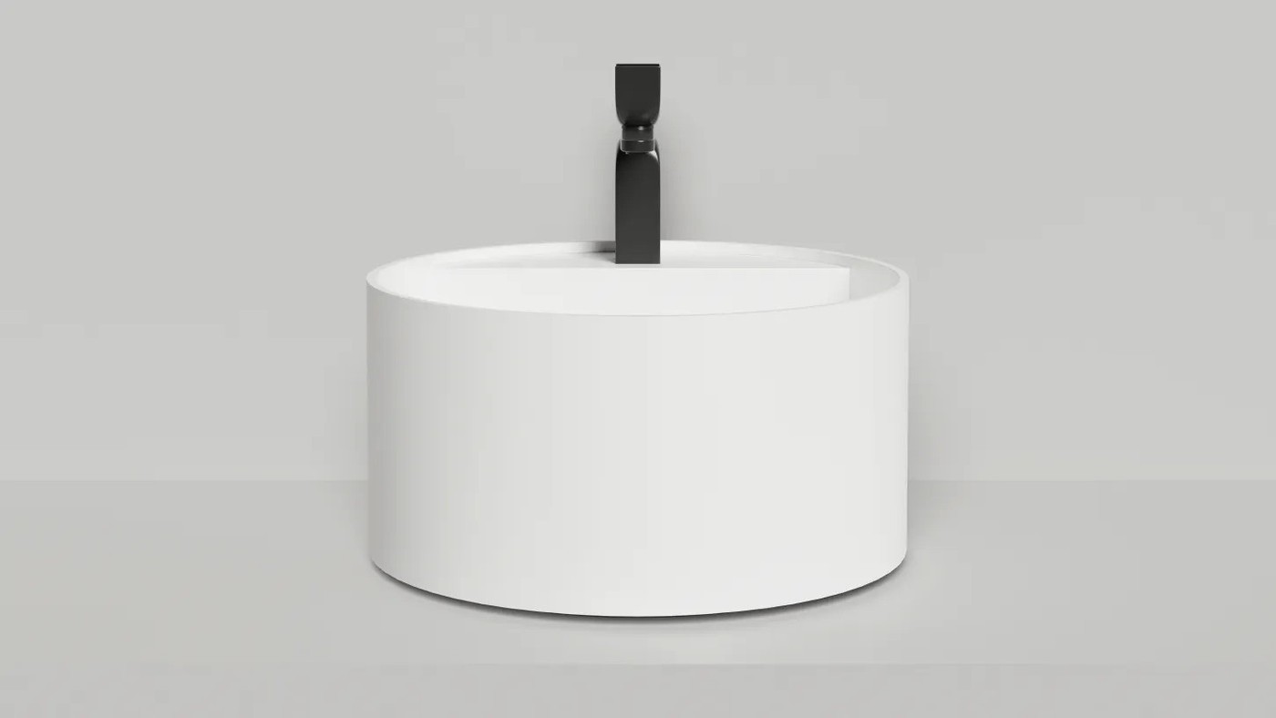 Умывальник Salini Armonia Round Top 02 130412TG (S-Sense, глянцевый)