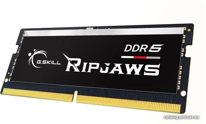 Оперативная память G.Skill Ripjaws 16ГБ DDR5 SODIMM 4800МГц F5-4800S4039A16GX1-RS