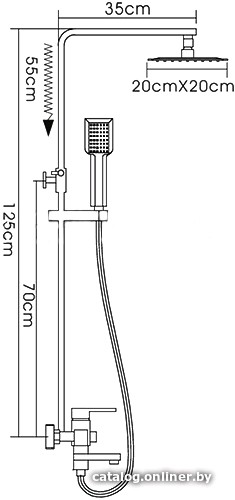 Душевая система FRAP F2421