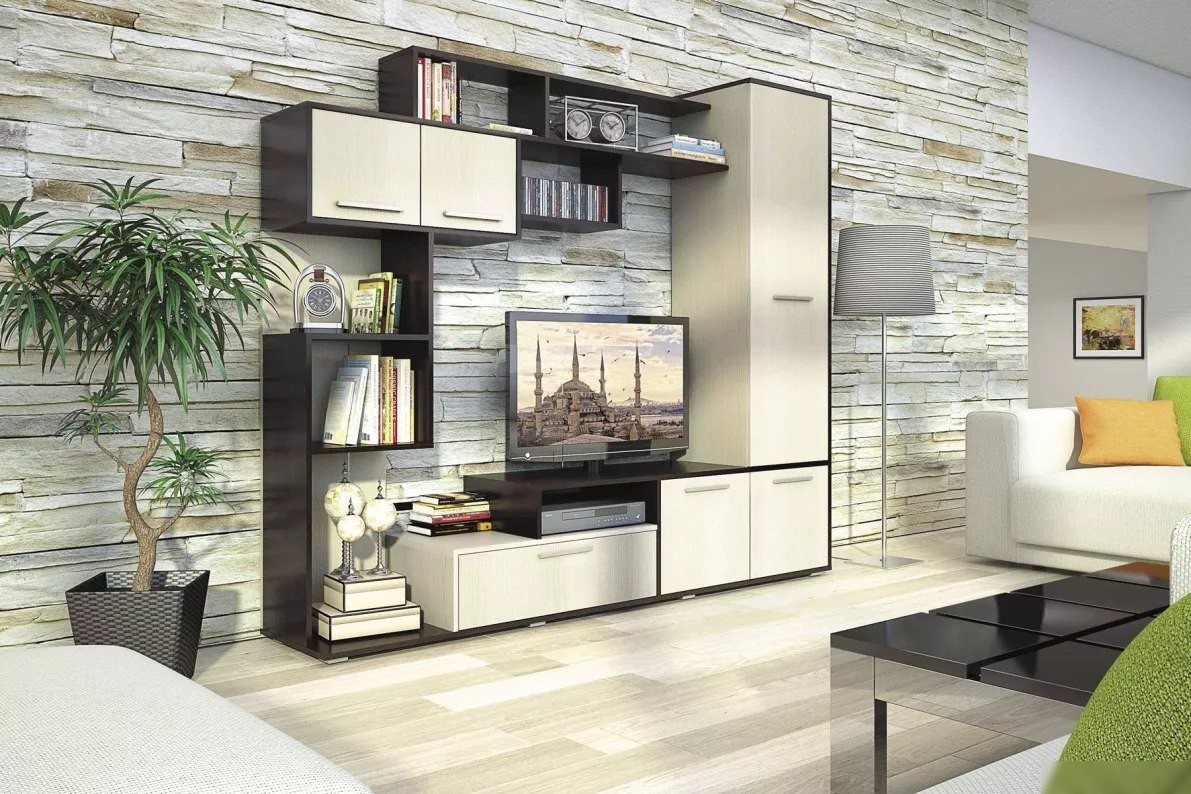 Стенка Stolline Диско СТЛ.150.01 (дуб феррара/дуб кремона)