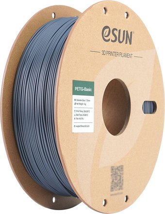 Пластик eSUN PETG-Basic PETG-Basic175H1P1 (1.75 мм, 1кг, серый)