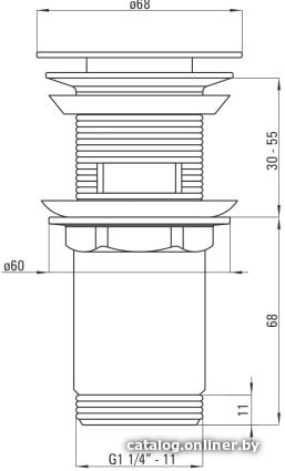 Донный клапан Deante NHC 010U