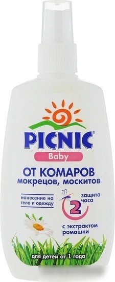 Спрей от насекомых Picnic Baby от комаров 120 мл