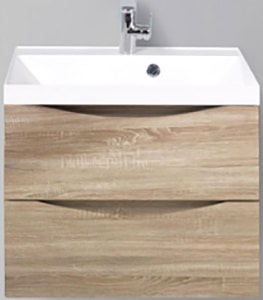BelBagno Тумба под умывальник Marino-600-2C-SO-WO-P (rovere bianco)