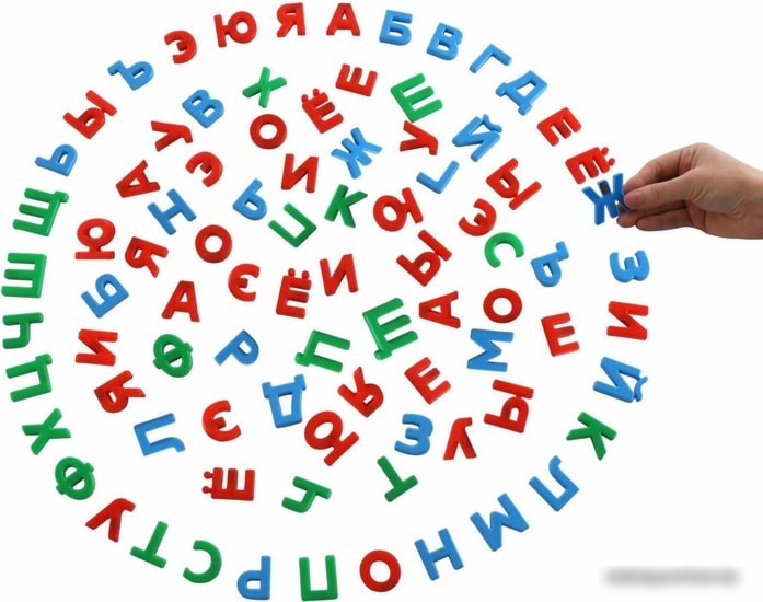 Алфавит Полесье Первые уроки (86 букв, магнит)
