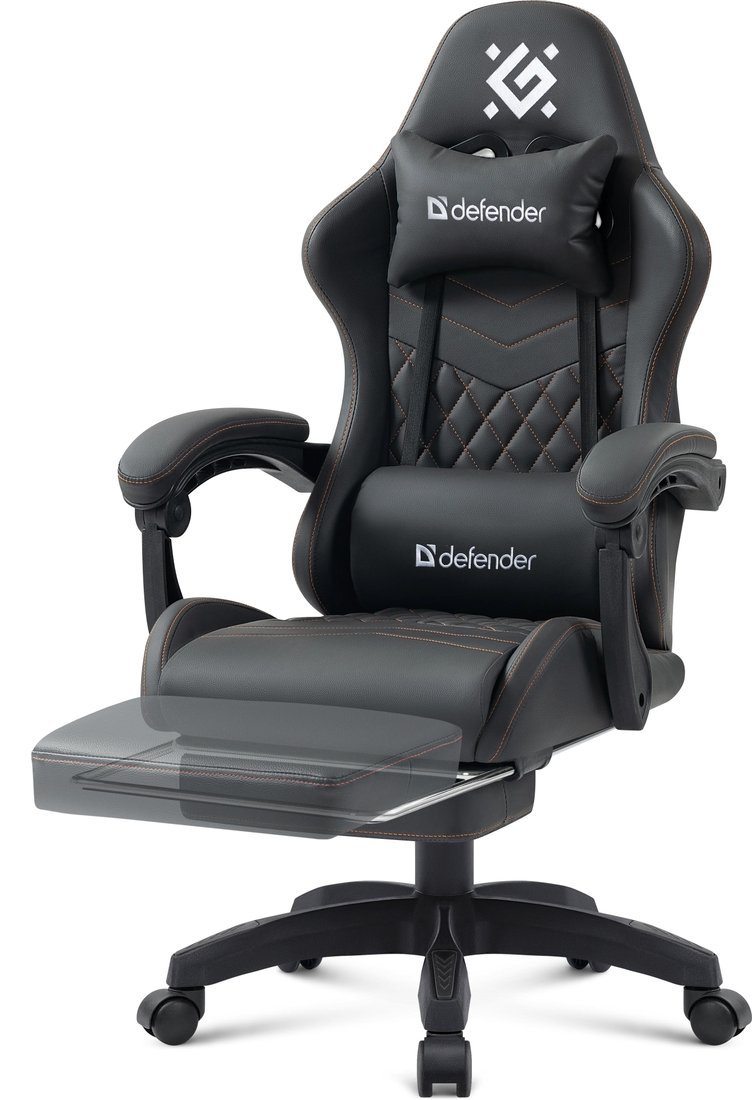 Игровое (геймерское) кресло Defender Bora (черный)