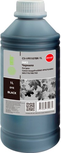 Чернила CACTUS CS-I-PFI107BK-1L