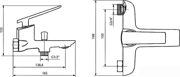 Смеситель Ahti Pori PR405001
