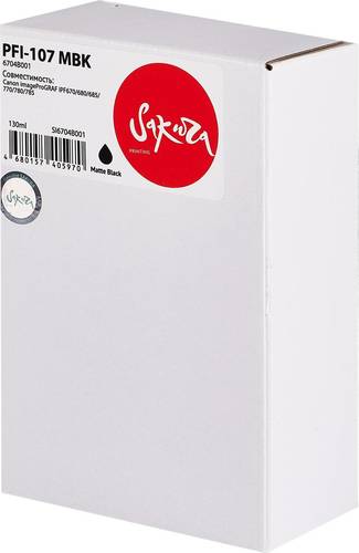 Картридж Sakura Printing SI6704B001 (аналог Canon PFI-107 MBK)