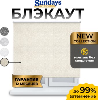 Рулонные шторы Sundays Home LM 97-04 110х160 (бежевый)