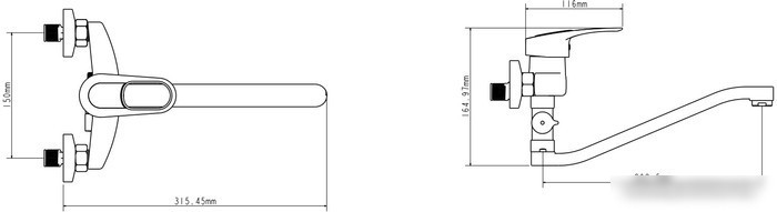Смеситель Ekko E21028