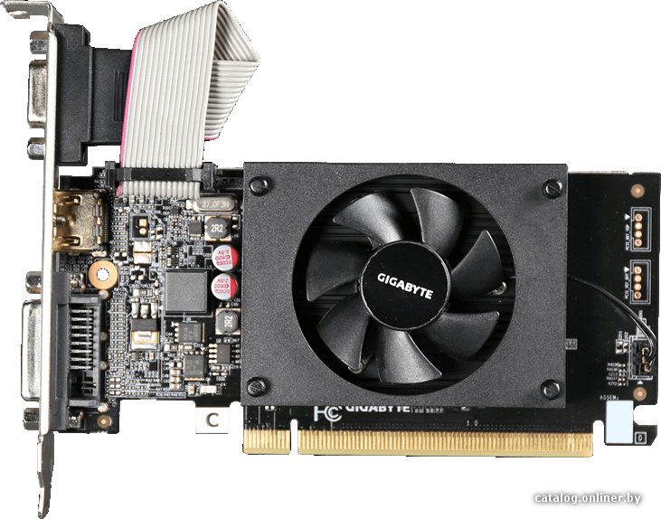 Видеокарта Gigabyte GeForce GT 710 2GB DDR3 GV-N710D3-2GL V2.0 Видеокарта Gigabyte GeForce GT 710 2GB DDR3 GV-N710D3-2GL V2.0