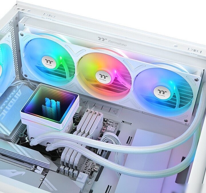 Система жидкостного охлаждения для процессора Thermaltake TH360 V3 ARGB Sync Snow Edition CL-W468-PL12SW-A