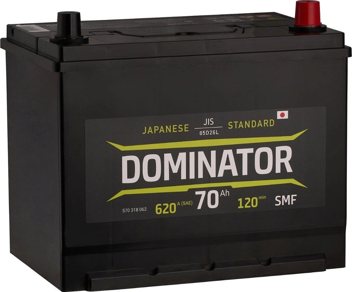 Автомобильный аккумулятор Dominator D26 6СТ-70VL (70 А·ч)