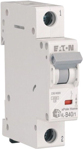 Выключатель автоматический Eaton HL-B401 1P 40A B 4.5кA 1M 194725