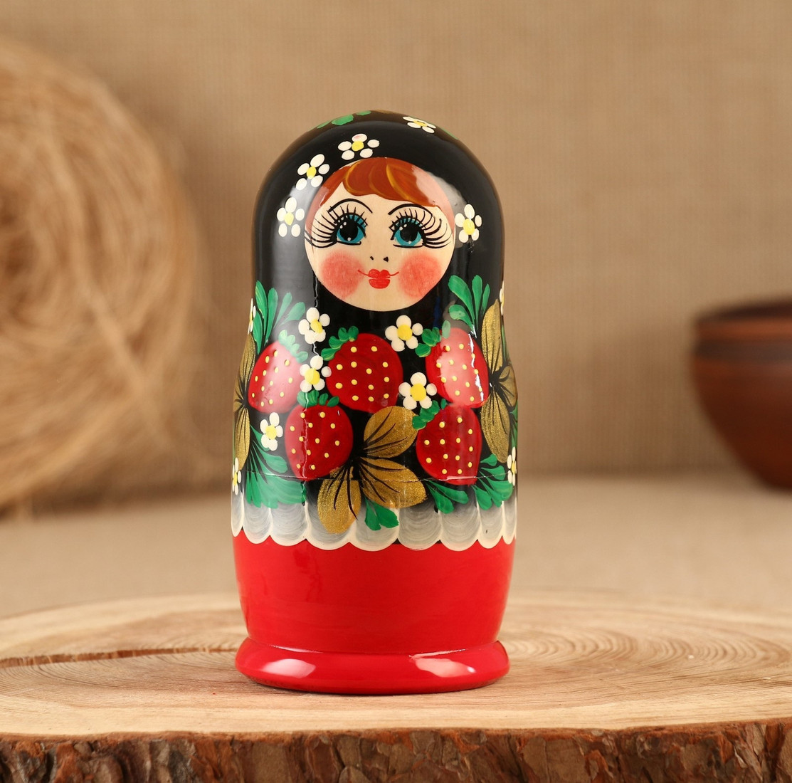 Матрешка сувенирная Sima-Land Земляничка 3440239