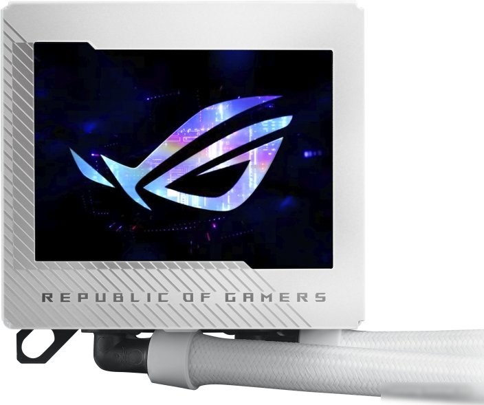 Система жидкостного охлаждения для процессора ASUS ROG Ryujin III 240 ARGB White Edition