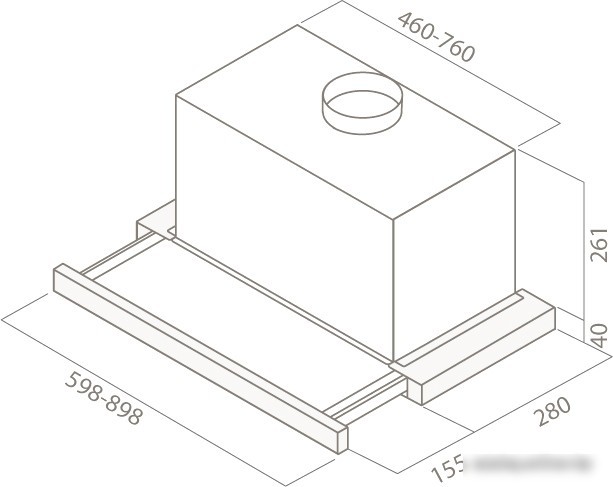 Кухонная вытяжка Elica Elite 26 IX/A/90/VT [PRF0094215]