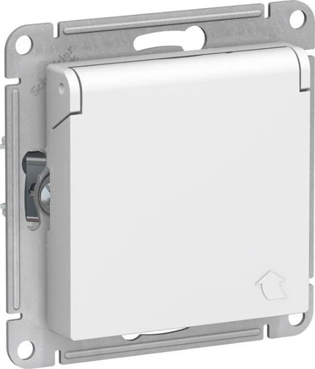 Розетка Systeme Electric AtlasDesign ATN000146 + ATN000101 (белый/белый)