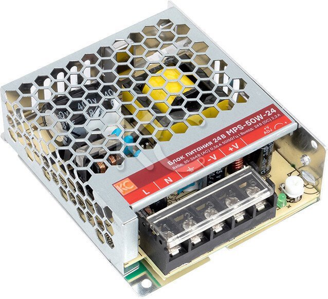 Блок питания на DIN-рейку КС MPS-50W-24V