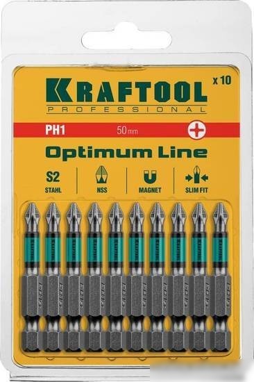 Набор бит KRAFTOOL 26122-1-50-10